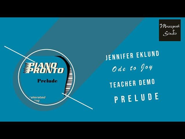 Ode to Joy | Arr. Jennifer Eklund | @Pianopronto Prelude