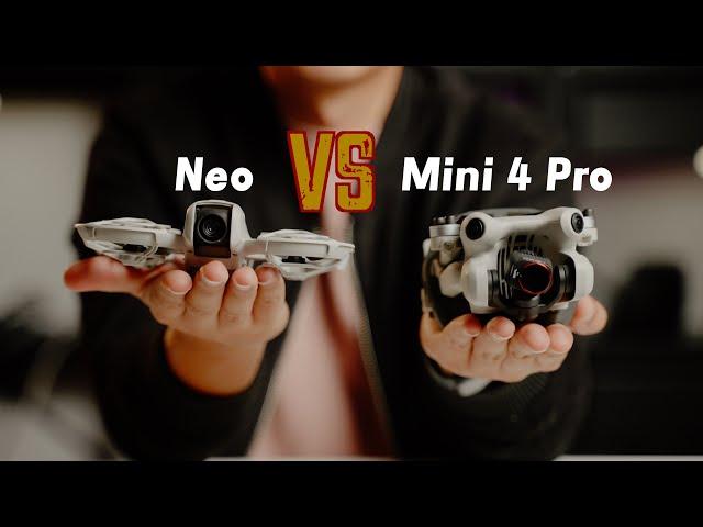 大疆DJI Neo VS Mini 4 Pro | 哪个是你心目中最佳小型无人机呢？