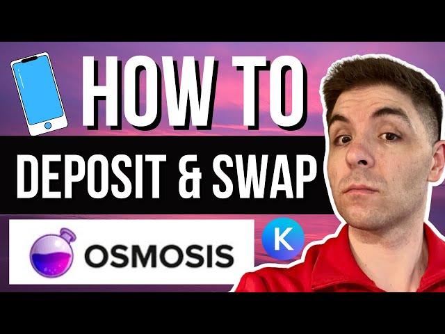 How to Deposit + Swap Assets in Osmosis using Keplr Wallet on Mobile (2022) 