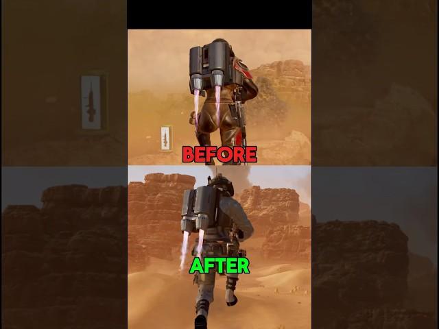 The Jump Back Before Vs After The Update - Helldivers 2