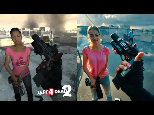 Left 4 Dead 2 Real Life Graphics Reimagined By A.I