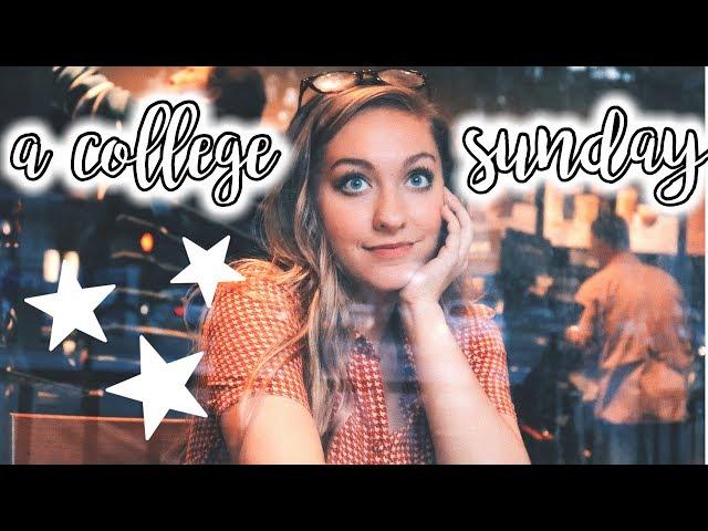 spend a Sunday in college with me! being productive, morning runs & church!