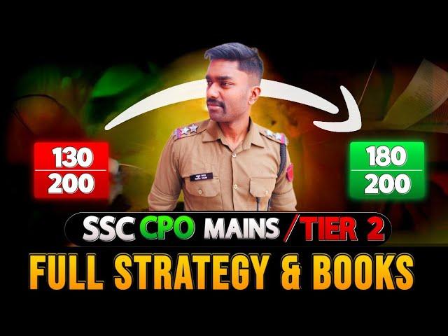 SSC CPO MAINS STRATEGY | SSC CPO Mains ki tayari kaise karey | SSC CPO 2024 | #ssc #cpo #english