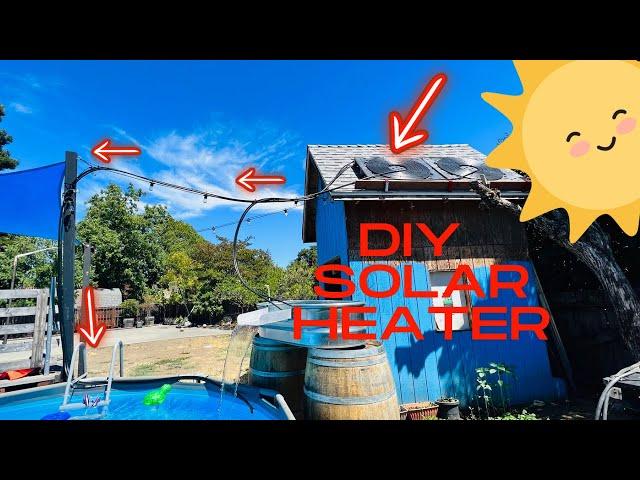 No Electricity Needed  DIY Solar Pool Heater
