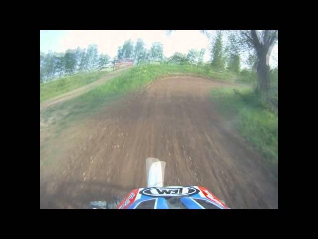 RACE: Suzuki DR 650 vs KTM LC2 at Motocross Track caught by GoPro Hero