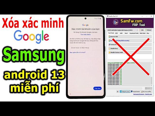 Xóa xác minh tài khoản Google tất cả Samsung Android 13 bảo mật mới nhất miễn phí