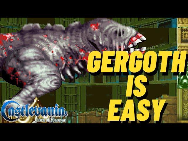 Gergoth Boss Fight in Castlevania Dawn of Sorrow