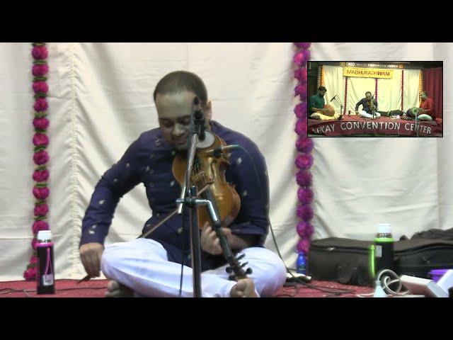 Madhuradhwani Akshay Ganesh Violin Solo