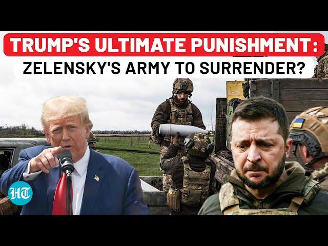 Trump's Ultimate Punishment For Zelensky: Ukraine To Surrender As USA Stops All Weapons Aid?| Russia