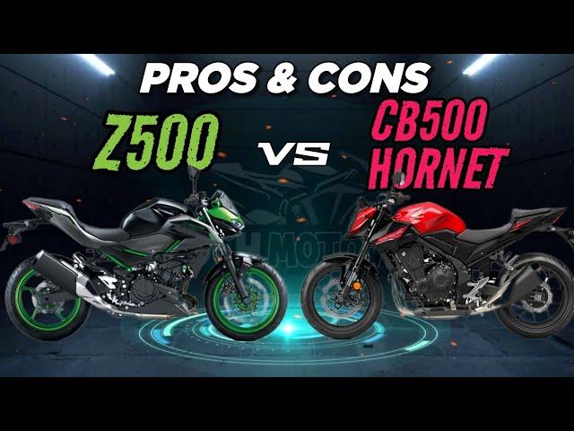 2024 All New Kawasaki Z500 ️ All New Honda CB500 Hornet | Specs Comparison | Pros and Cons