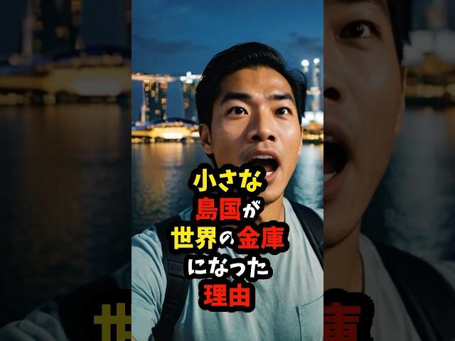 小さな島国が世界の金庫になった理由 #雑学 #シンガポール #地理　#shorts