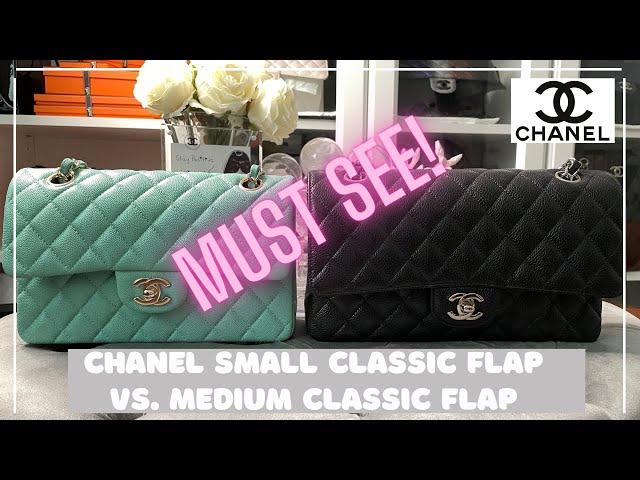 Chanel Classic Flap Small Vs. Medium | What Fits | Mod Shots