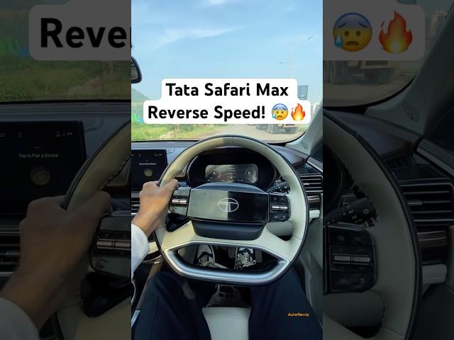 Tata Safari Reverse Acceleration Test 