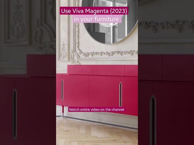Use Viva Magenta in your Furniture Pt. 2