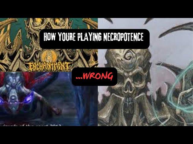 CEDH How to play Necropotence. Tips and interactions to win games.