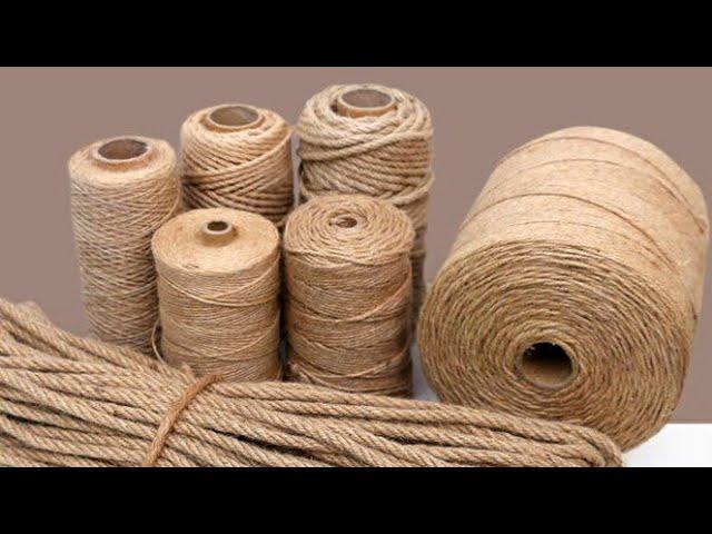 9 ИДЕЙ поделок ИЗ ДЖУТА своими руками / Jute craft ideas