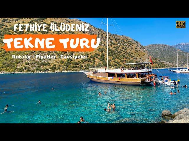 Eşsiz Koylarıyla Fethiye Ölüdeniz TEKNE TURU (Kelebekler Vadisi - St.Nicholas Adası - Akvaryum Koyu)