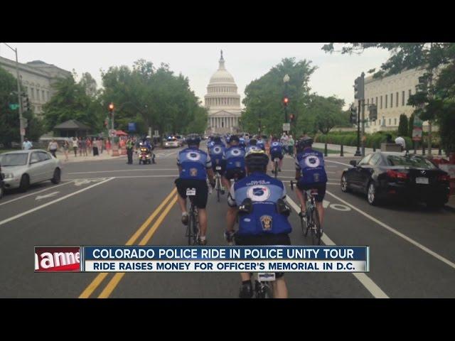 Colorado police ride in Police Unity Tour