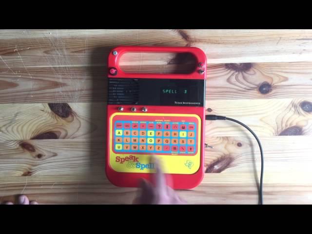 Bendmonger's Circuit-Bent Texas Instruments Speak & Read Toy (Unit SS01)