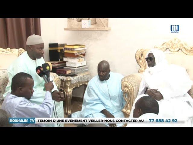 Visite de Dr djim Dramé chargé des affaires religieux chez Serigne mountakha Bassirou