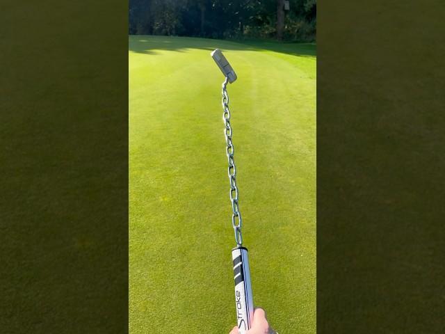 Super Rare and Expensive Chain Link Putter #golf #golfputter #putter