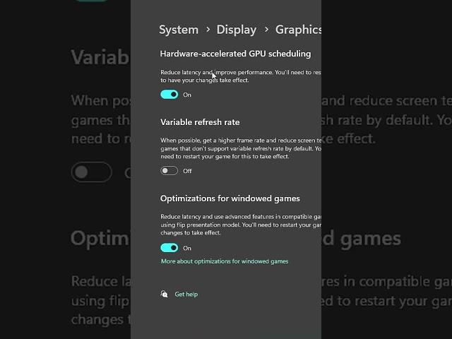  TWO HIDDEN WINDOWS SETTINGS TO BOOST FPS IN GAMES| You Need to Enable It Right Now ️