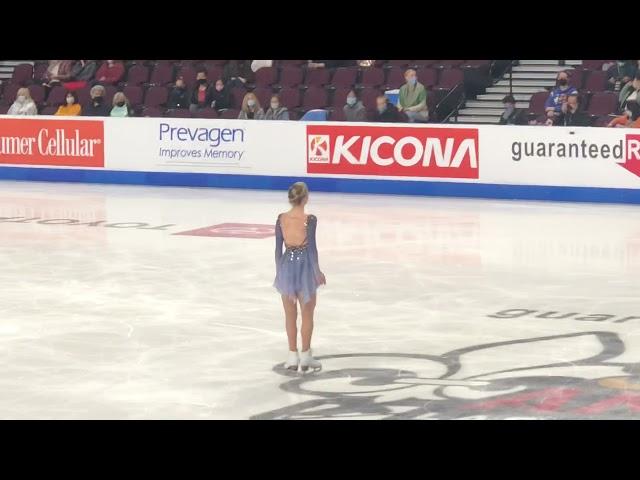 Amber Glenn Skate America 2021 FS Practice