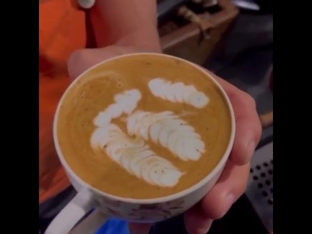 How to Create Enchanting Unicorn Latte Art #shorts #coffeelatteart #baristaasif #baristaasifali