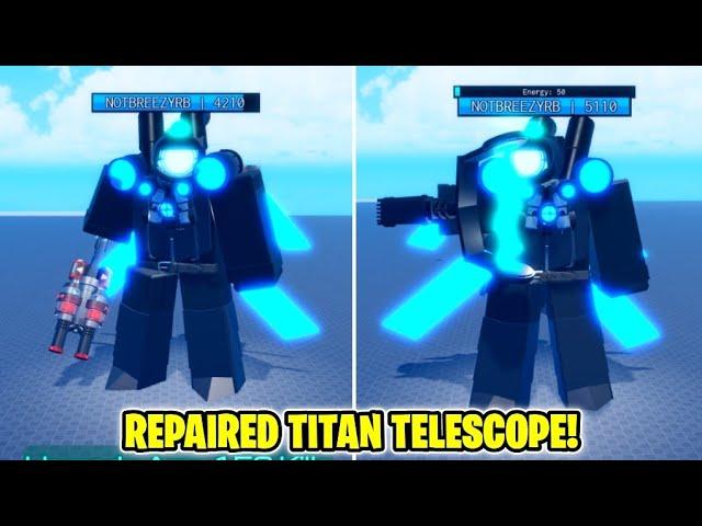 How to get ASTRAL RECOVERY BADGE + REPAIRED TITAN TELESCOPE in SUPER BOX SIEGE DEFENSE! (ROBLOX)