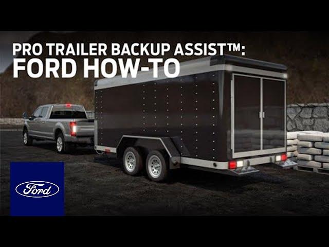 How to Use Pro Trailer Backup Assist™ with Trailer Reverse Guidance | Ford How-To | Ford