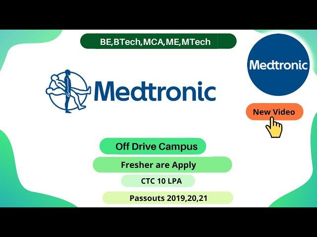 Medtronic Off-campus Drive | Freshers | 2021 #jobsandoffcampusdrive #studentscircles