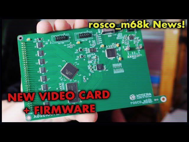 New Video Board, Firmware & Merch! | First Look! | rosco_m68k News