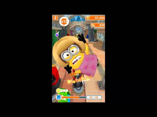 Let's Play Minion Rush - #3 - Back To School - 99 Backpacks [Gameplay][Android]