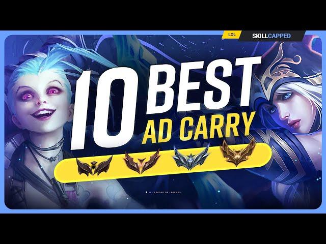 The 10 BEST ADCs to ESCAPE LOW ELO in Season 14 - League of Legends