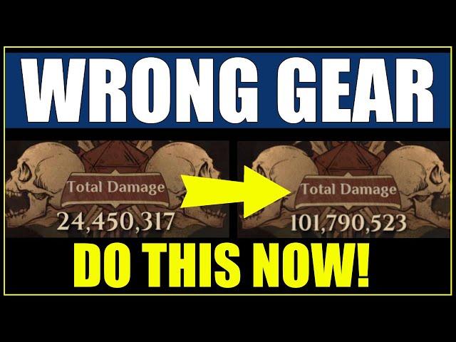 WRONG GEAR - Double your DAMAGE on chief challenges | Dragonheir Silent Gods | Best Tier Set