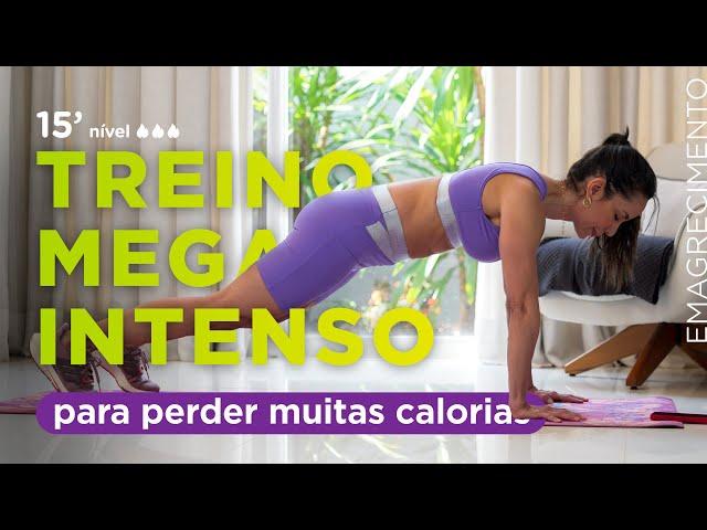 Isso dá resultado em  15 min - Mega intenso para queimar calorias em casa sem equipamento -  