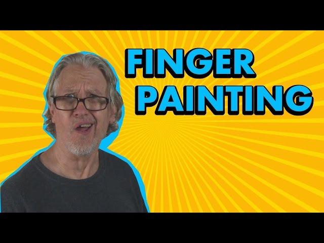Acrylic Abstract Painting Techniques - Finger Painting