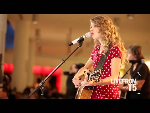 JetBlue - Taylor Swift Live from T5 - Back to December - HD