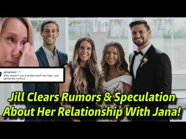 Jill Duggar Shares How She Was Wasn't Asked To Be Apart Of The Bridal Party!Jana Duggar Wedding