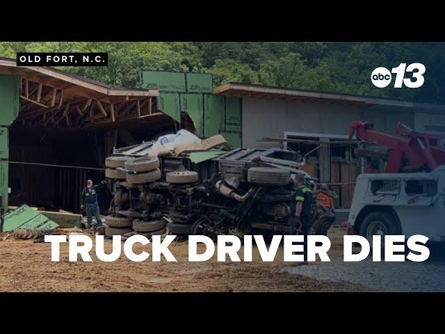 Driver dead after dump truck brakes fail, causing North Carolina crash