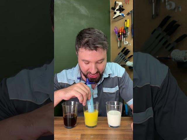 I tested a straw that lets you drink anything