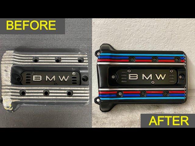 Wrecked BMW K75 Valve Cover Restoration