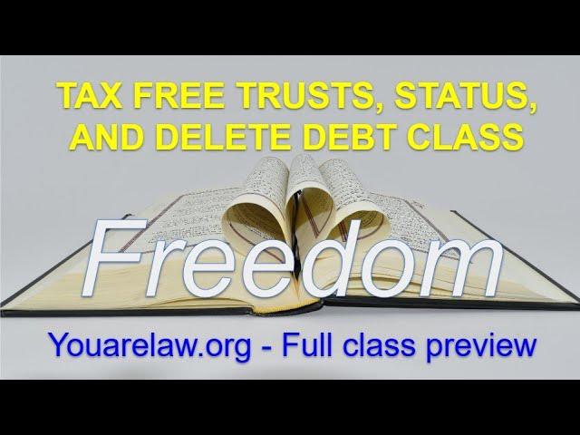 Overview - Tax free trust and Delete Debt System