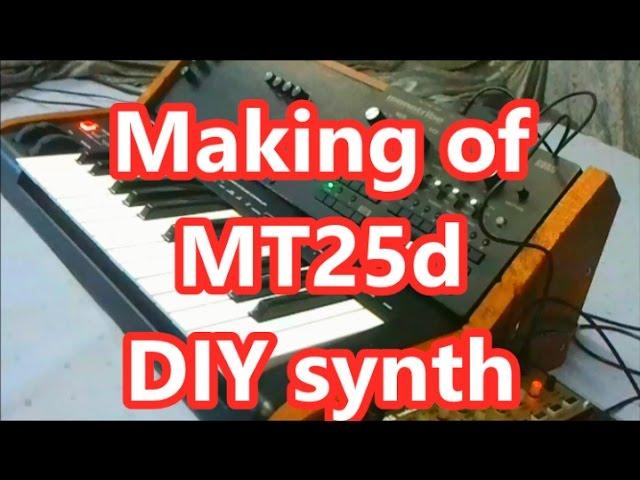 MT25d - DIY synth - (making of) Monotribe multible mod - track feat. Volca Keys