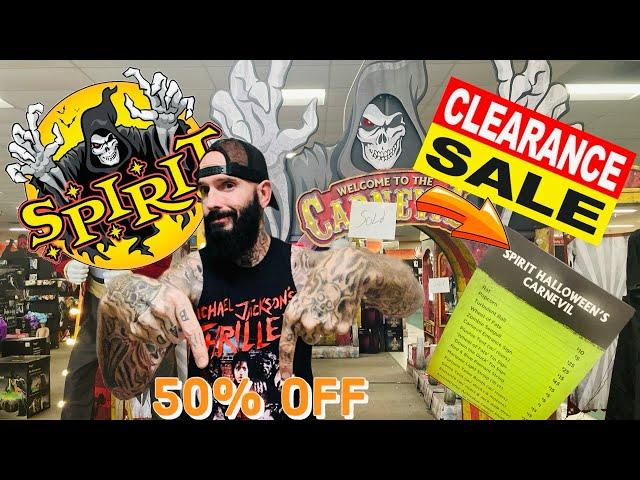 Spirit Halloween After Halloween  Clearance 2024 | November 1st Store Walkthrough