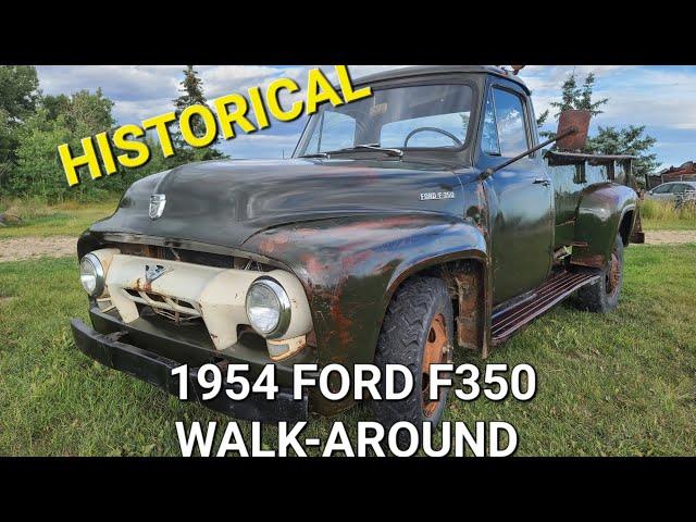 A Historic 1954 Ford F350: A Piece of Alberta's Road-Building history