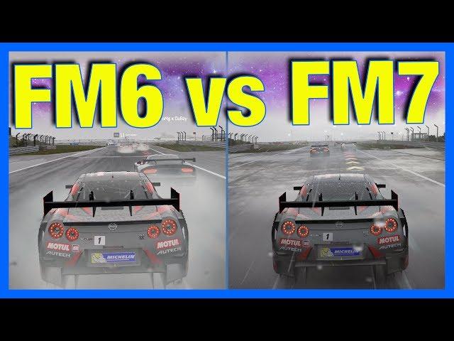 Forza Motorsport 7 vs Forza Motorsport 6!!