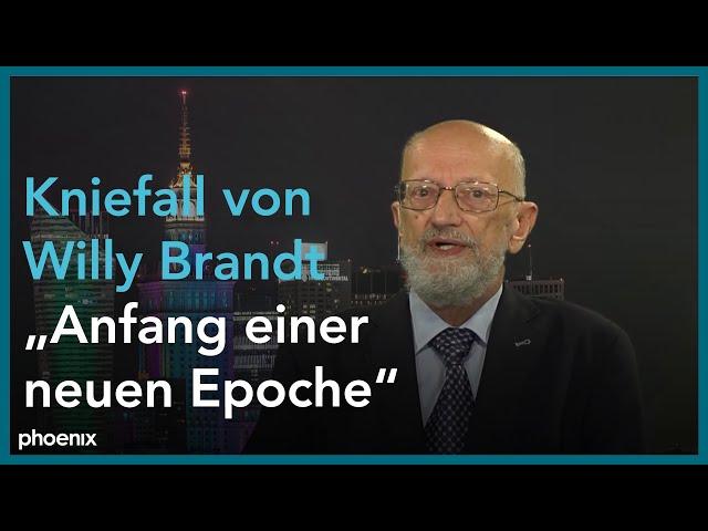 Adam Krzeminski (Zeitzeuge) zum 50. Jahrestags des Kniefalls von Willy Brandt am 07.12.20