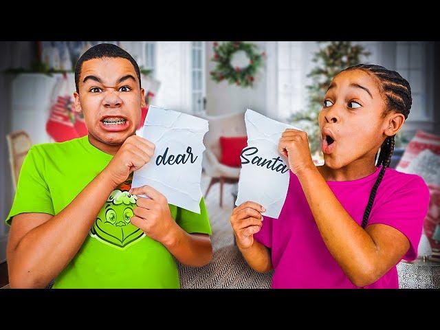 Big Brother DESTROYS Little Sister's CHRISTMAS LIST, She CAN'T BELIEVE It | FamousTubeFamily