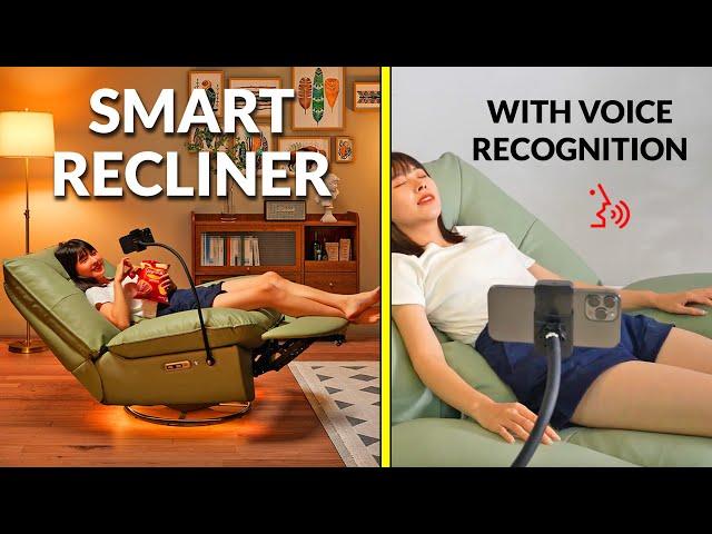 This Smart Recliner Has Voice Recognition, Will Automatically Recline